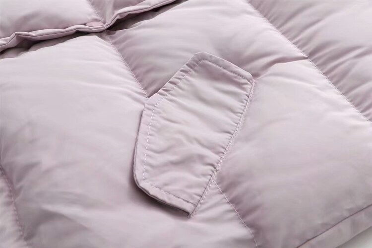 立领大口袋白羽绒马甲,立领双口袋羽绒马甲