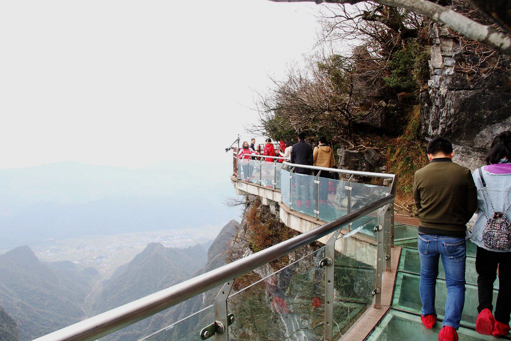 天门山景区观景,天门山生态景区