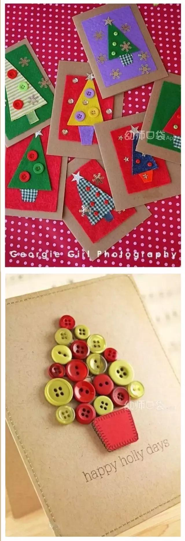 圣诞字母创意贺卡,圣诞贺卡手工制作立体简单又好看