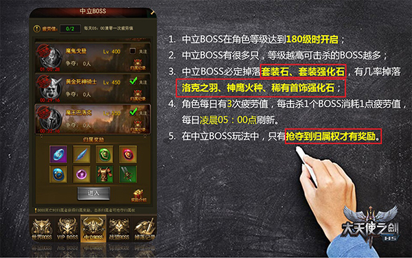 队长别开枪,自己人!37《大天使之剑H5》中立BOSS抢夺攻略