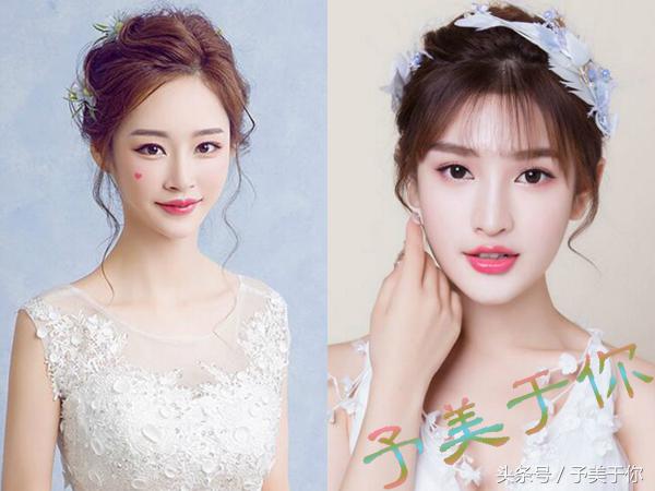 短发新娘仙气造型,最近很火的新娘发型短发