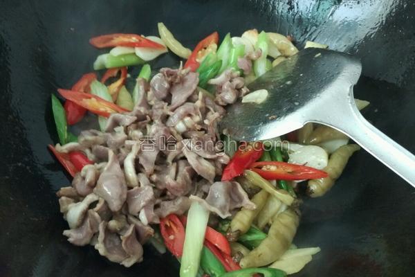 爆炒鸡胗湘菜,爆炒鸡胗的家常做法