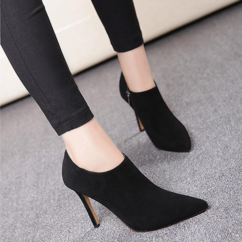 女神必穿高跟鞋,女神必备的短靴