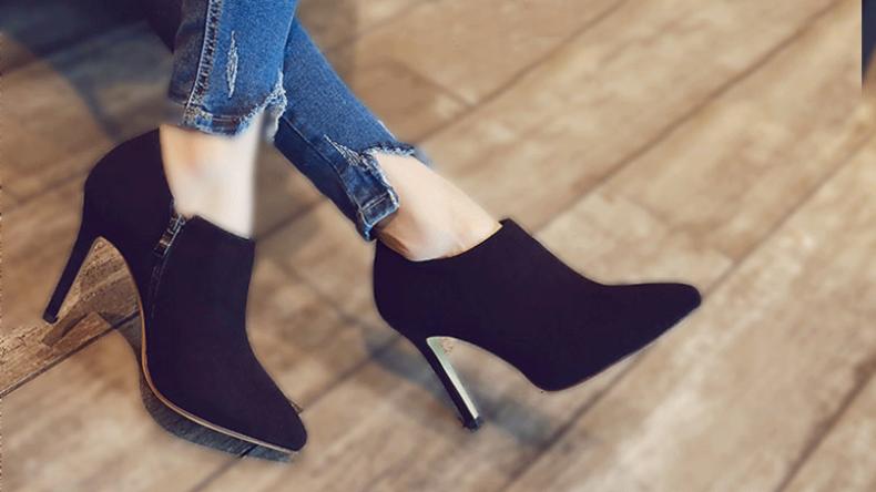 女神必穿高跟鞋,女神必备的短靴