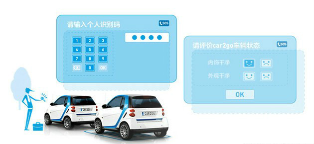 还在用市民卡租自行车？人家奔驰都随租随还啦！