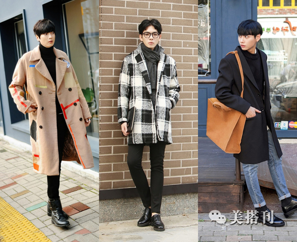 潮男外套冬高级感大衣,潮男高级感双面羊绒大衣