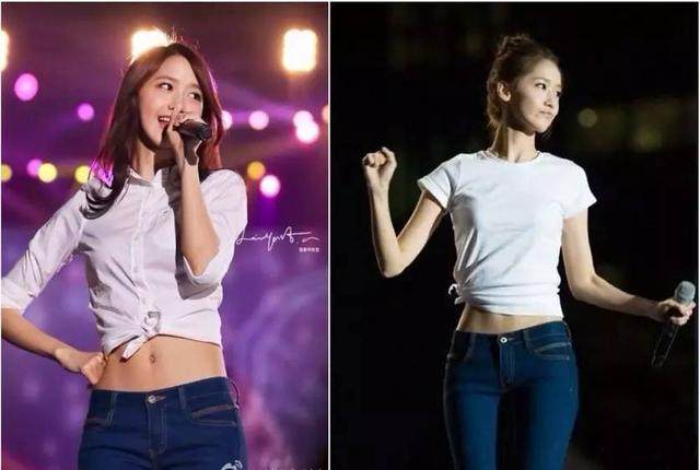 Angelababy晒马甲线，马甲线女星赵丽颖，袁姗姗，最美的却是她