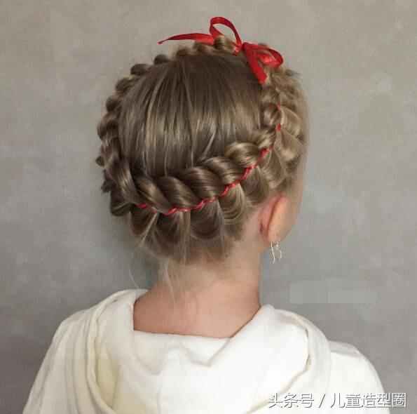 丝带编发真的很好看,细彩丝带编发教程