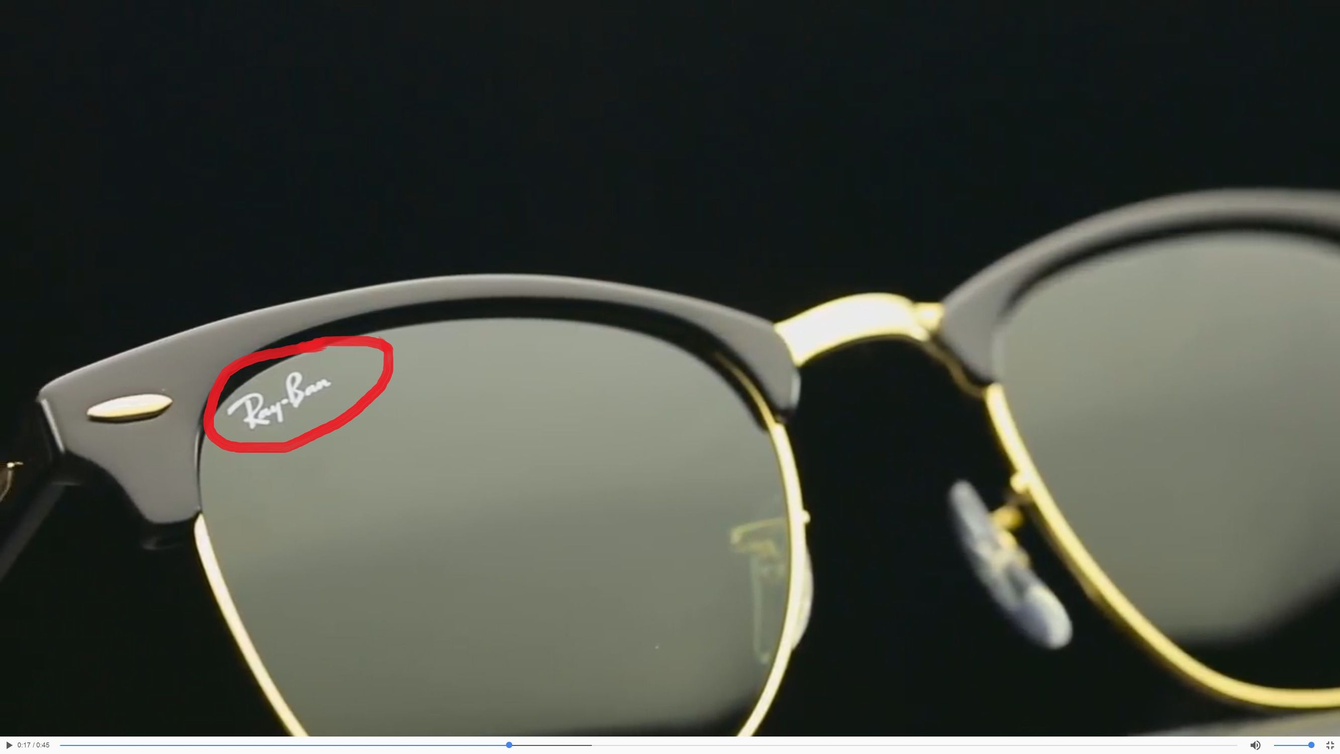 关于雷朋墨镜的一些浅谈及真假辨别技巧