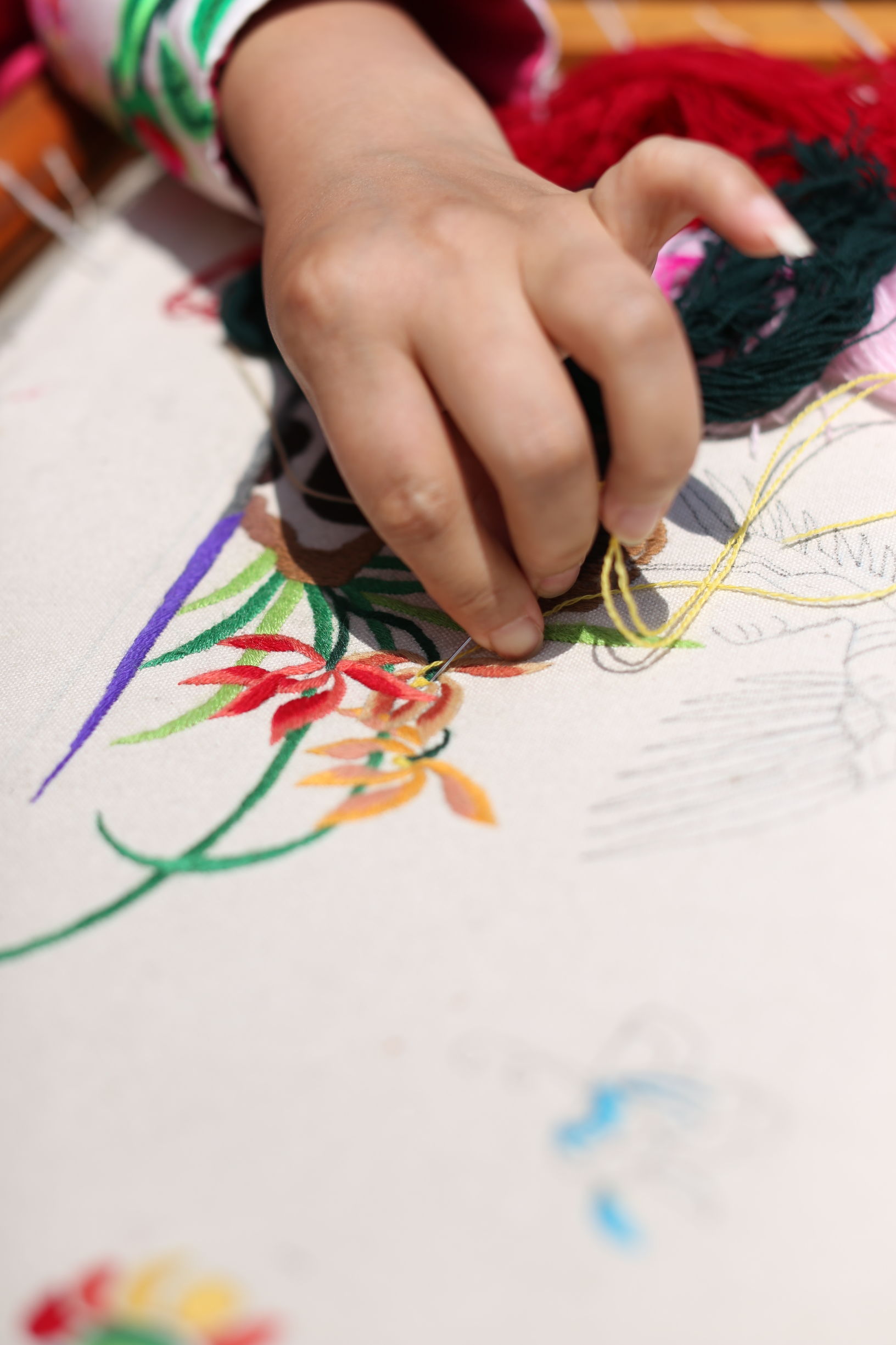 少数民族风十字绣钻石绣,蒙语十字绣钻石绣