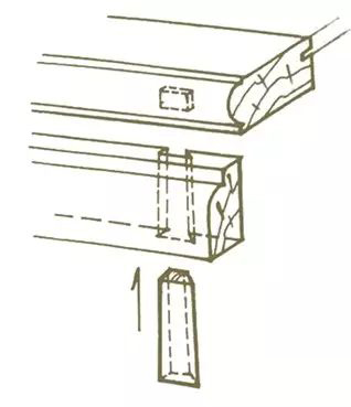 榫卯结构手绘线稿,古代家具手绘线稿