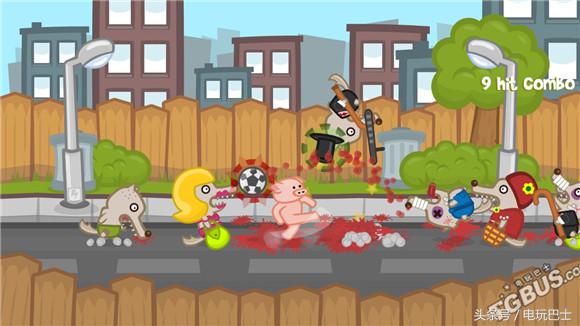 免费格斗游戏《IronSnout》莫西干头扛把子小猪对战狼群