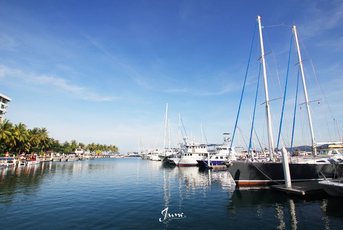 【一只熊的冒险】薄荷色夏日梦，马来西亚沙巴亚庇仙本那历险记——敦沙卡兰海洋公园（完）