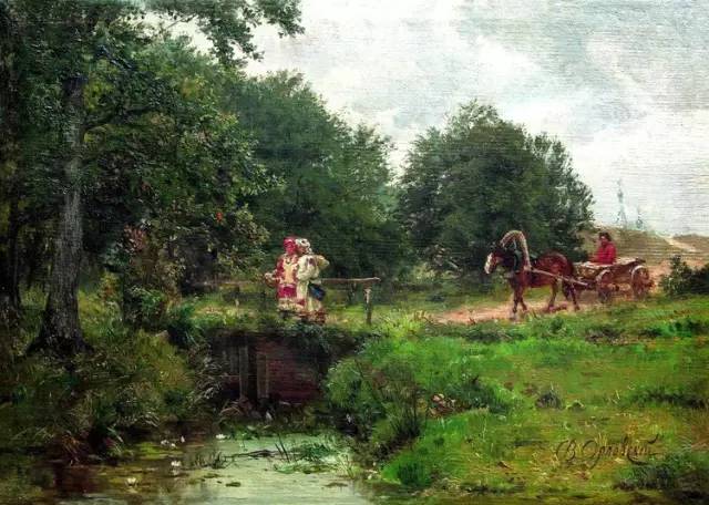 十大惊艳的风景油画,十大惊艳风景的油画