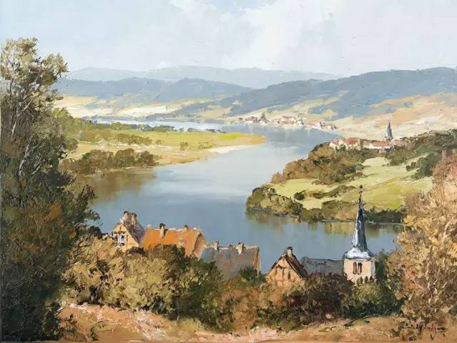 光影十足的风景油画欣赏太美了,100幅经典风景油画图文