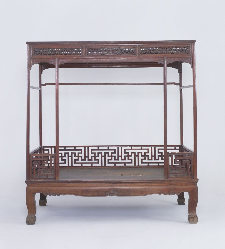 故宫博物院藏海南黄花梨家具图片,明代黄花梨罗汉床故宫收藏