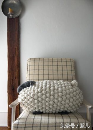 初学棒针织星星抱枕完整版,各种抱枕的棒针织法