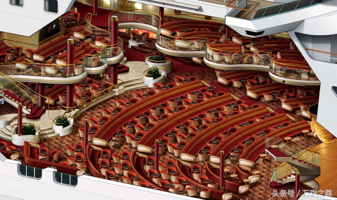豪华邮轮实拍高清图片,豪华游轮剖面高清图