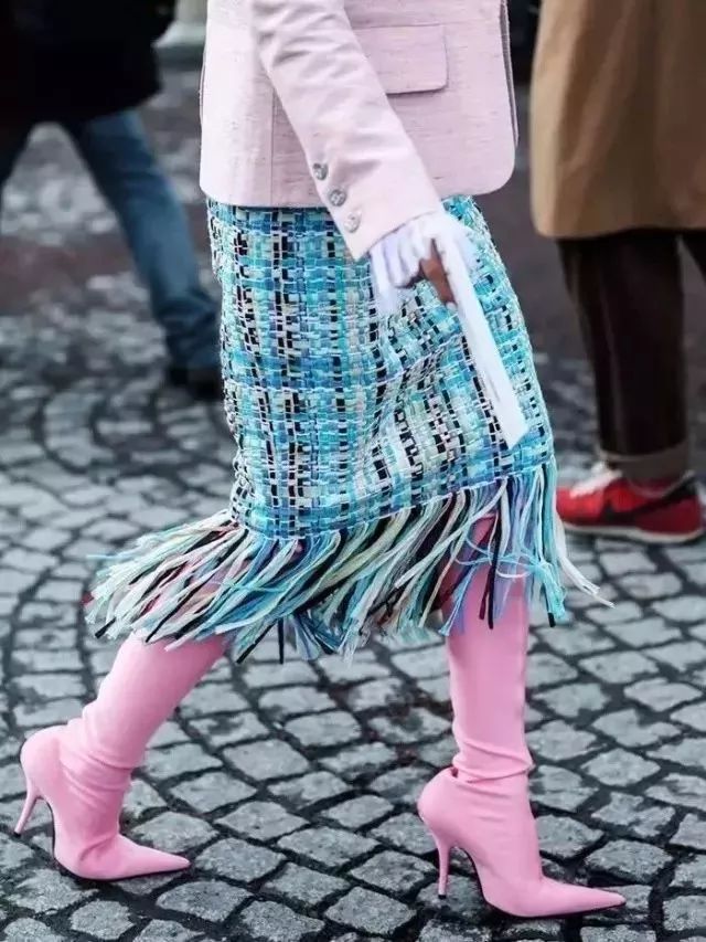 杨幂秋冬新款靴,杨幂热巴唐嫣同款