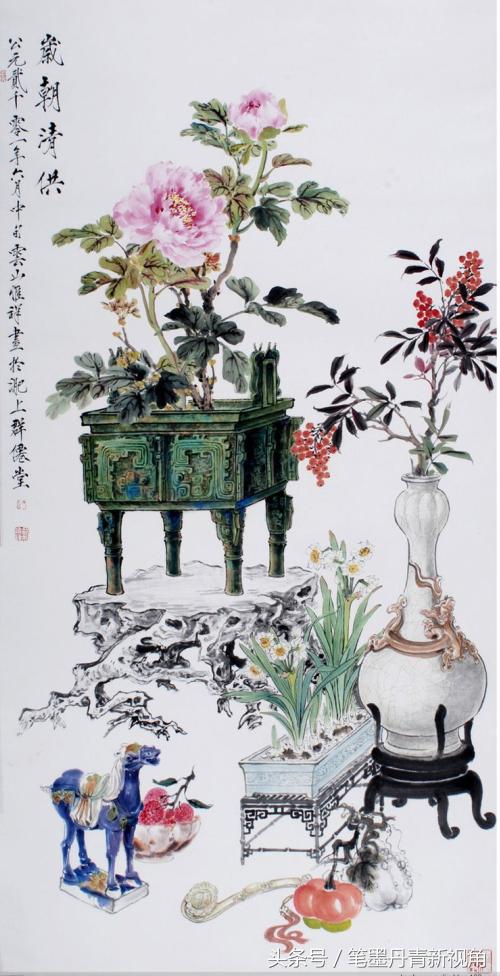 戴维祥国画作品欣赏,当代大写意花鸟画家作品图片