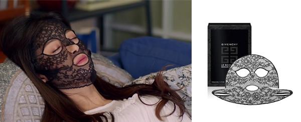 欢乐颂小草片段,蒋欣用的蕾丝面膜