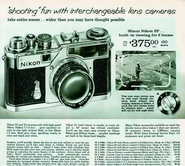 尼康十大经典相机,尼康百年兴衰成功案例