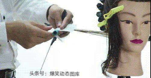 美发烫发各种卷杠手法,美发师烫发教学