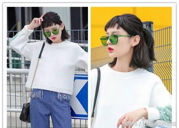 秋冬黑色齐肩发怎么扎好看简单,女生齐肩发的发型