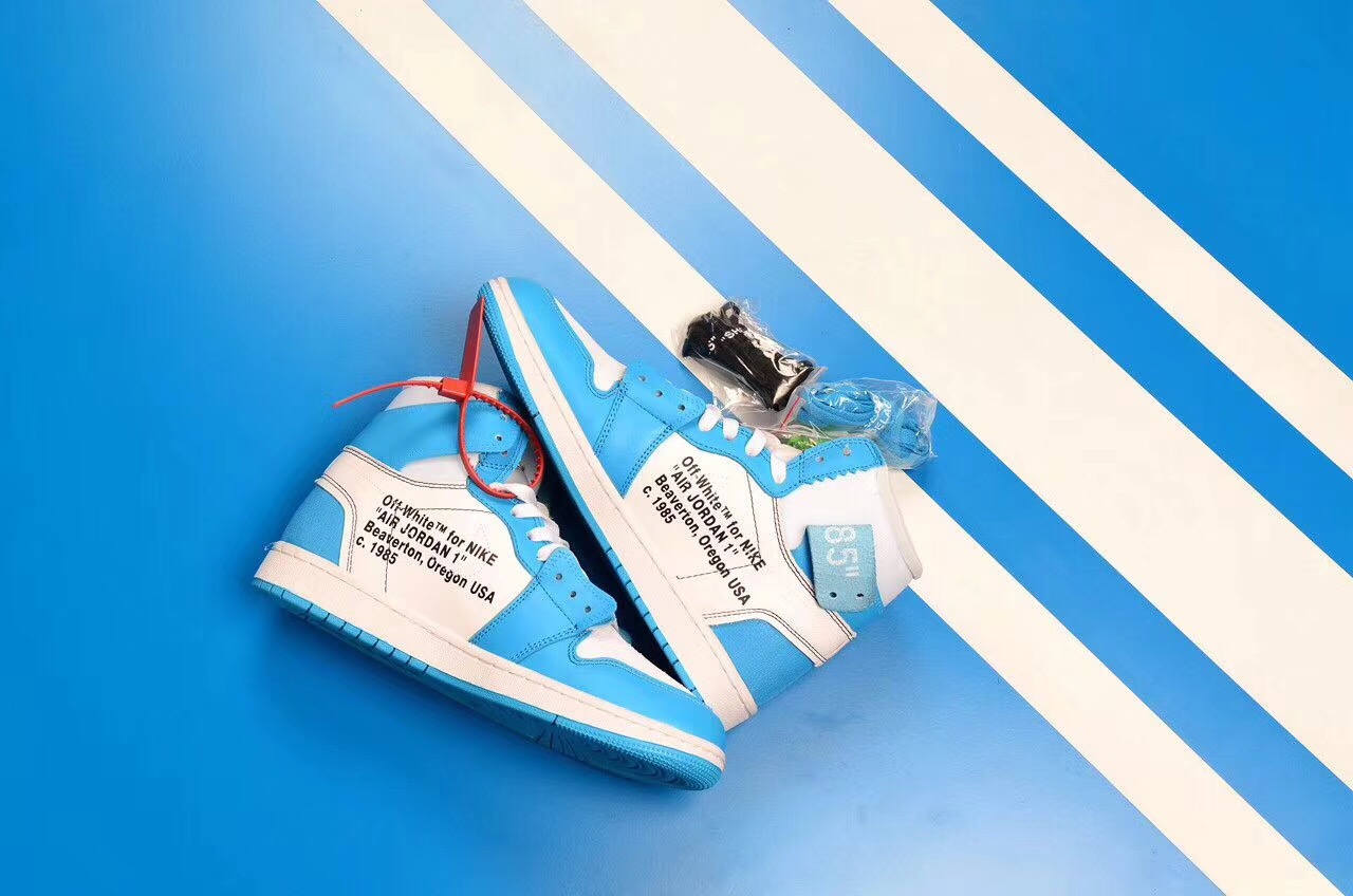 off-whitexaj1ow联名,offwhiteaj1北卡蓝价格