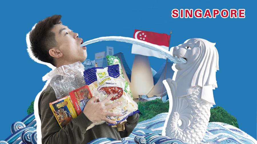 东南亚最好吃的虾片牌子,新加坡餐厅里的虾片