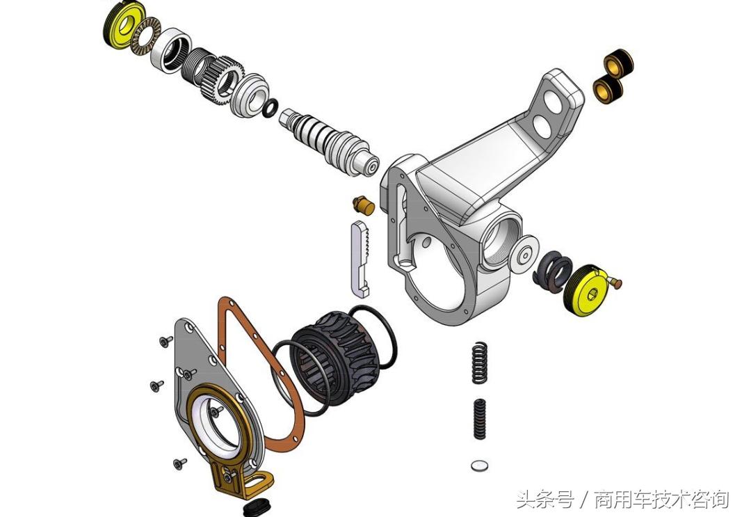 卡车手动调整臂原理图,卡车自动调整臂怎么解除