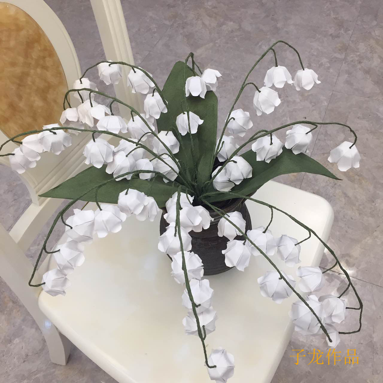 铃兰折纸花束,铃兰的折纸视频