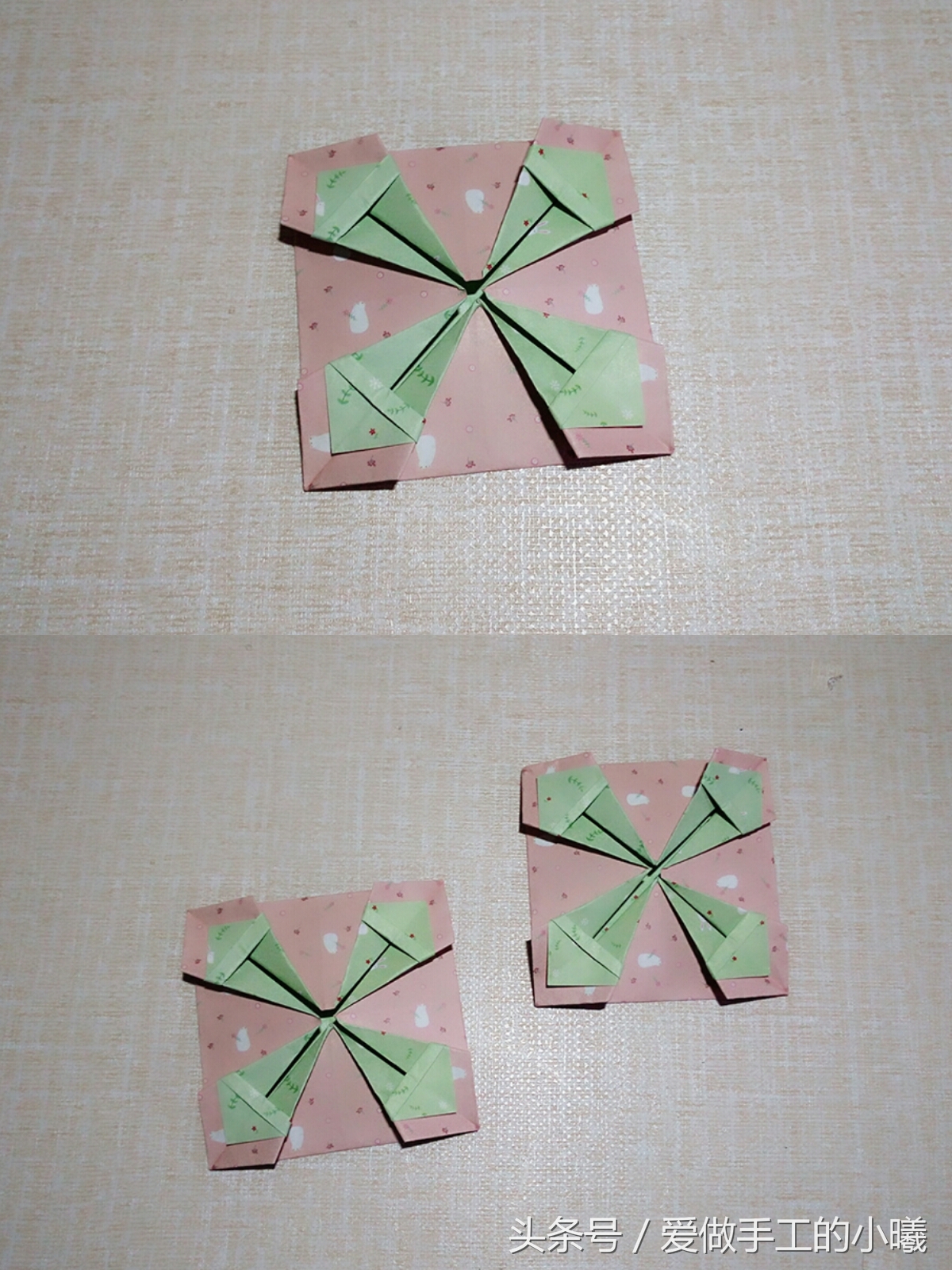 简单又漂亮的折纸大花篮,简单又漂亮的折纸花篮