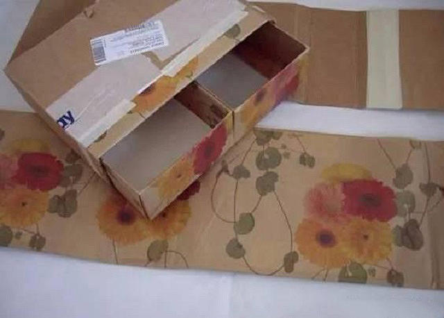 旧纸箱收纳盒怎么做,9-12岁自制学生零食收纳盒用纸箱