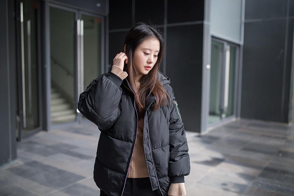 zara丝绒面包服,zara穿搭冬款