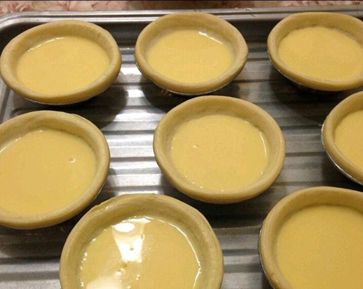 甜点蛋挞正宗做法,甜品店蛋挞制作方法