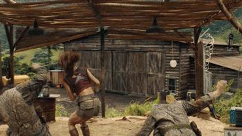 巨石强森勇敢者游戏剧照,巨石强森的勇敢者游戏有第三部吗