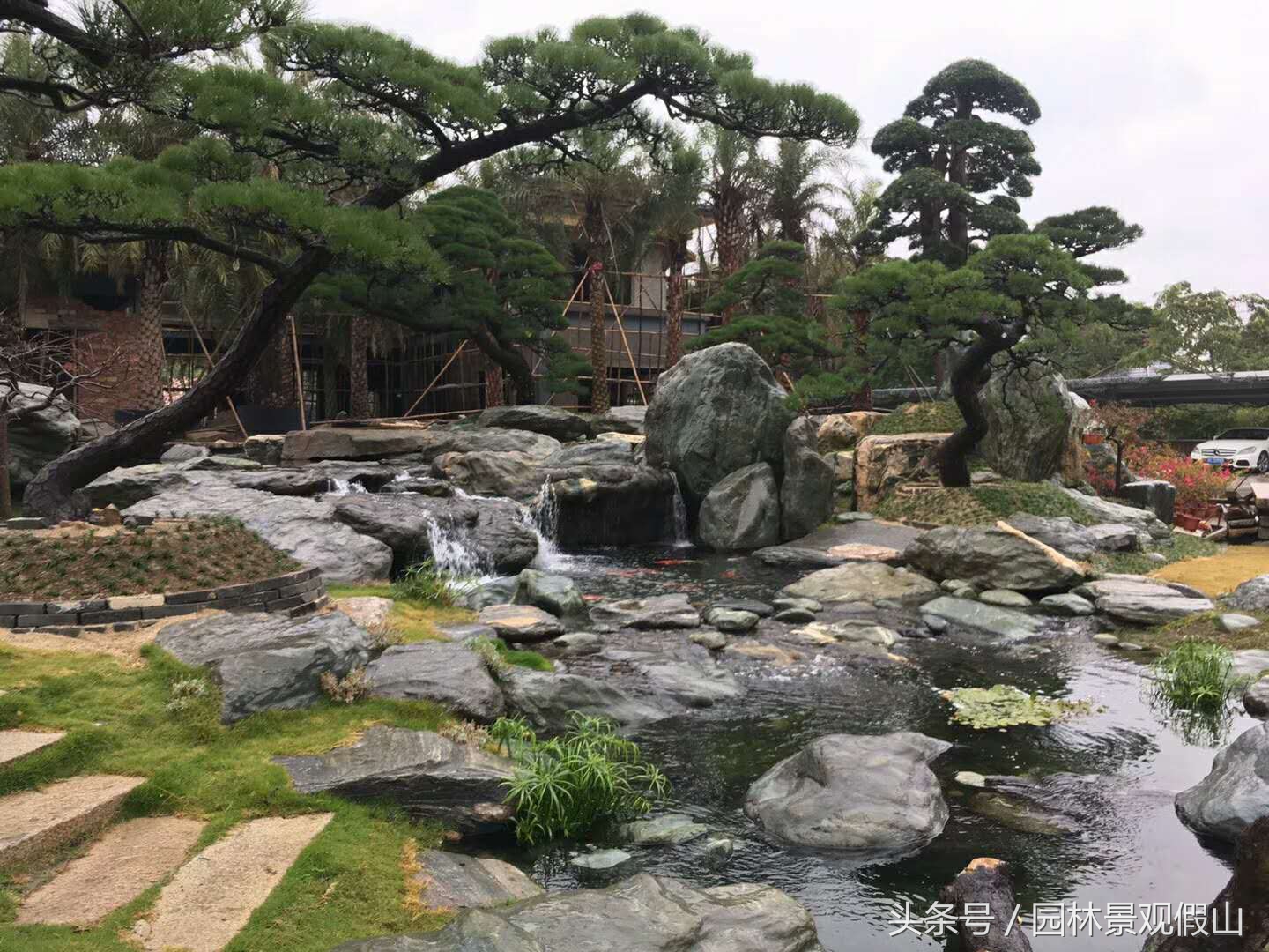 园林假山绿化施工的详细流程步骤,假山的概念及施工技术