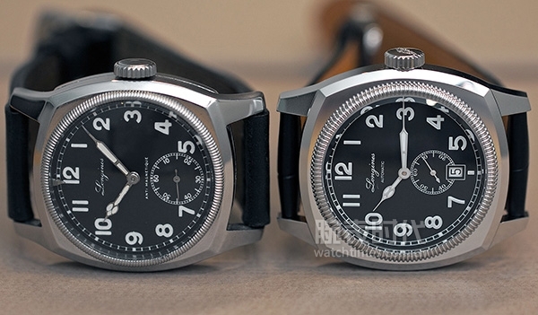 浪琴经典复刻手表如何调时间,时针钟表
