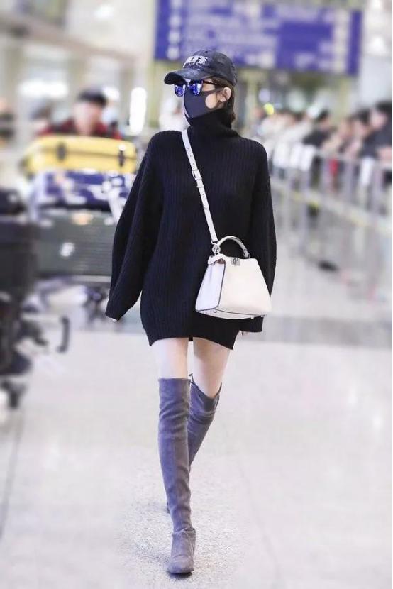 过膝靴才是最好的单品,过膝靴好看还是不过膝好看