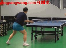 直板反手侧切可以接下旋,反手拧拉的球怎么用直板侧切防住