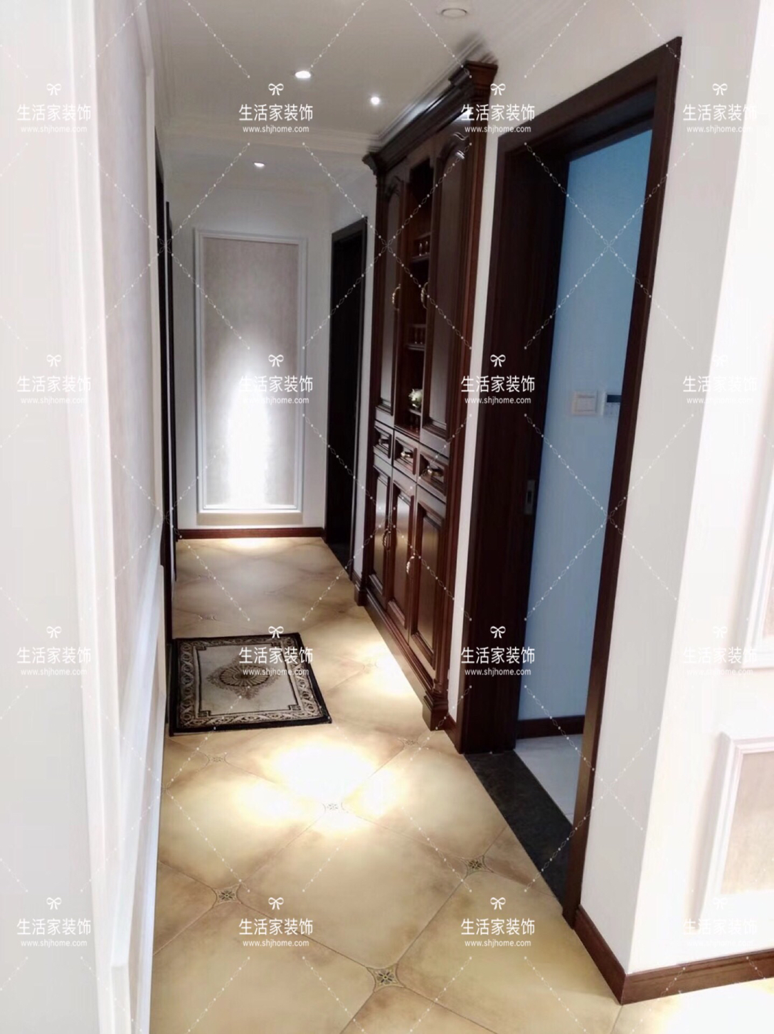 西安小户型装修设计,西安109户型现代轻奢装修风格