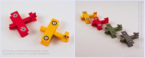 小飞机手工飞机,最简单的和最普通的手工飞机