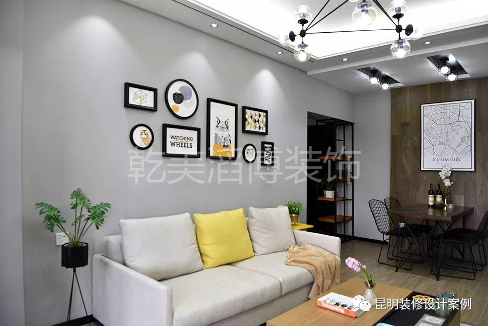 昆明魅力之城80平方小户型装修,昆明公寓复式装修风格