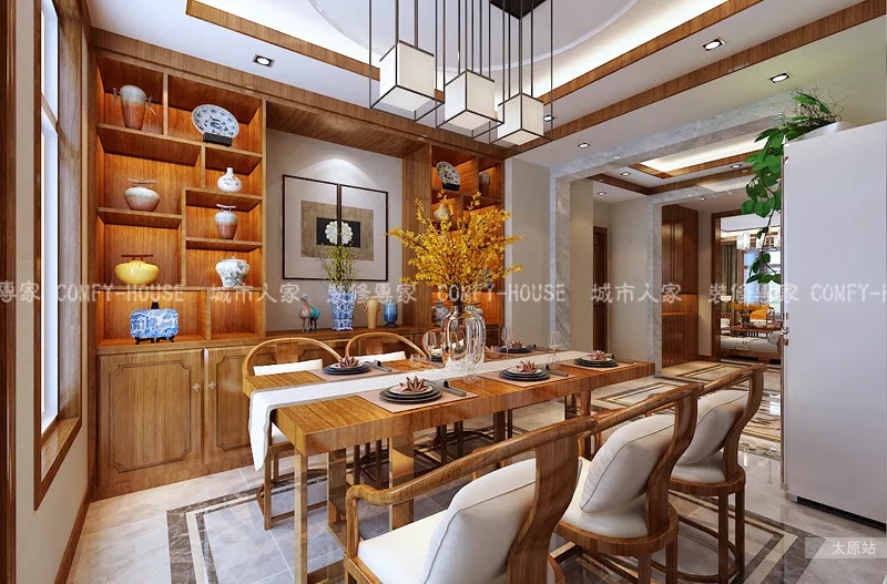 太美了,不想说话只想感受!太原阳光揽胜230平,新中式风展禅意