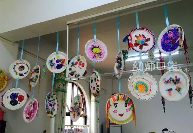 废旧材料创意吊饰,虎年新年环创废旧材料吊饰幼儿园
