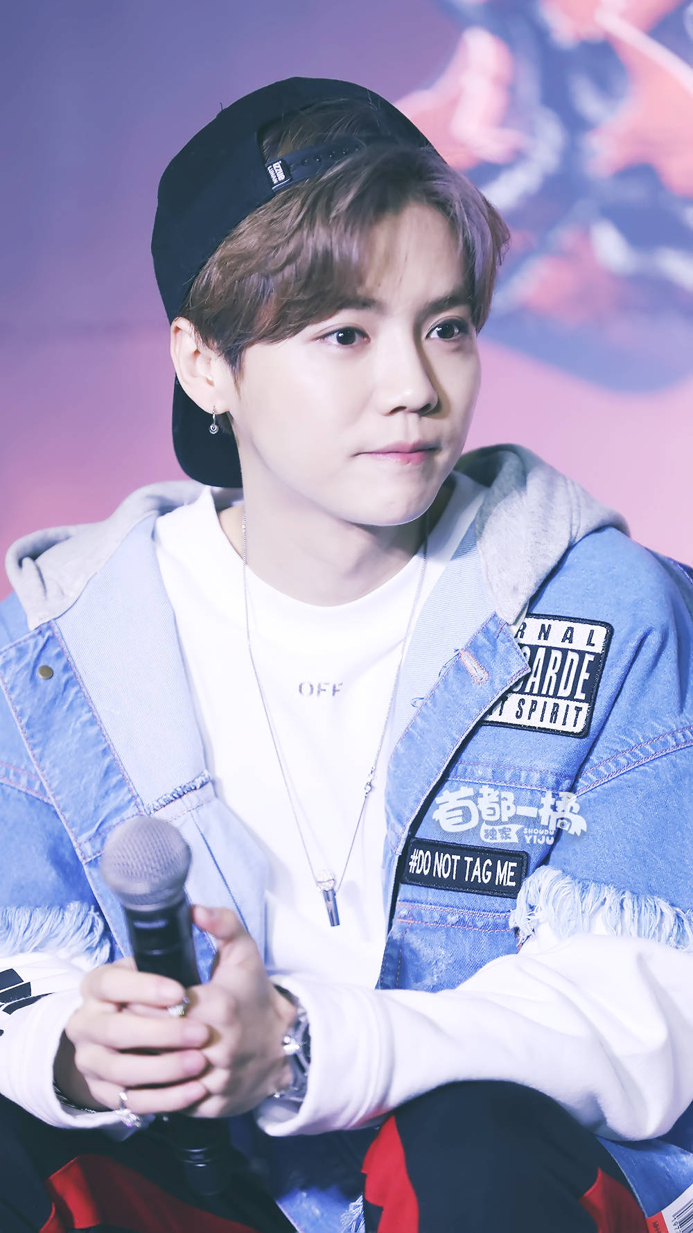 鹿晗手机壁纸樱花鹿,鹿晗壁纸手机超清全面屏