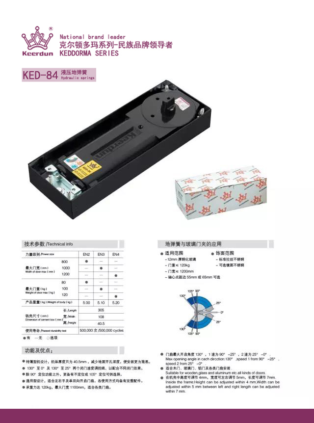 香港皇冠门控——克尔顿多玛地弹簧系列