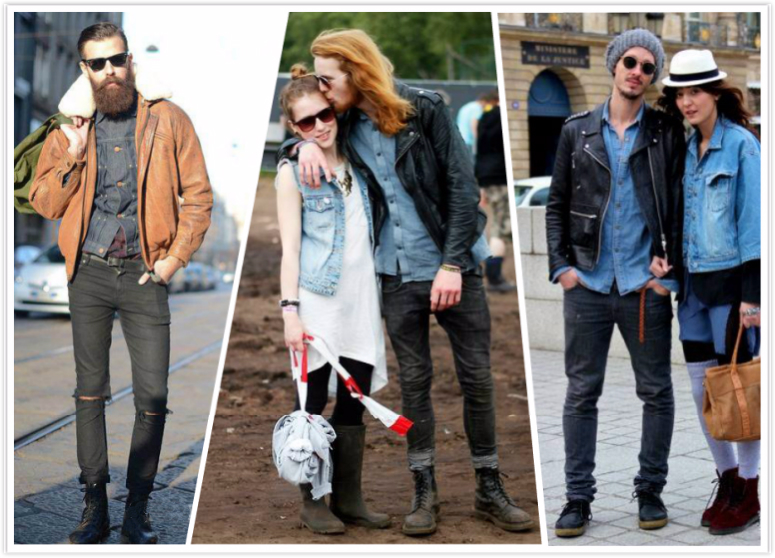 型男打造牛仔穿搭指南,牛仔工装衬衫型男