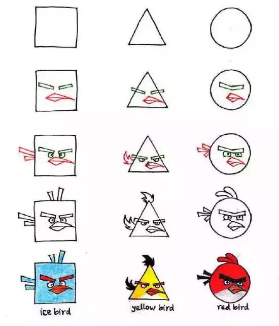 儿童超级简单立体简笔画,儿童简笔画教学简单3-6岁创意画